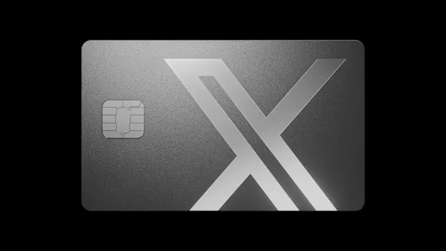 X Money Card, geometric, minimal, dark