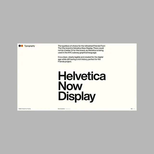 Helvetica Now Display Type Specimen