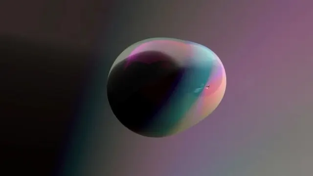 Iridescent 3D Sphere