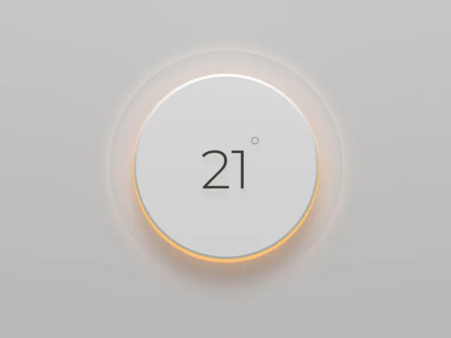 Circular Numeric Display, minimal, glassmorphism, light