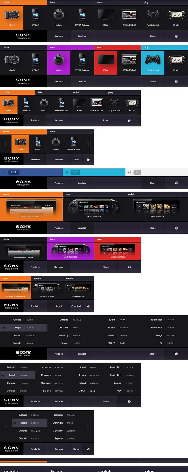 Dark Mode Dashboard UI Components, dark-mode, corporate-clean, dark