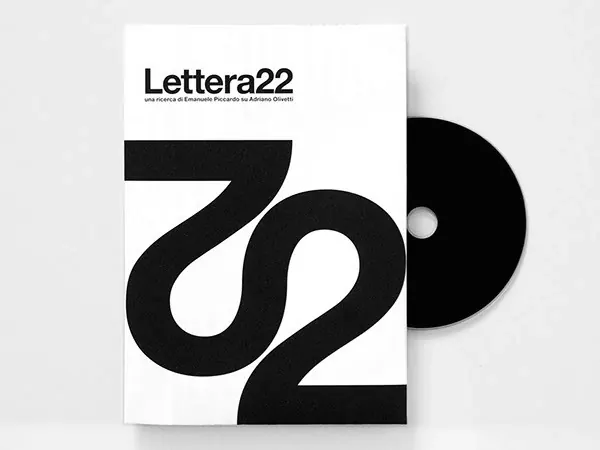 Lettera22 Identity, minimal, swiss, monochrome