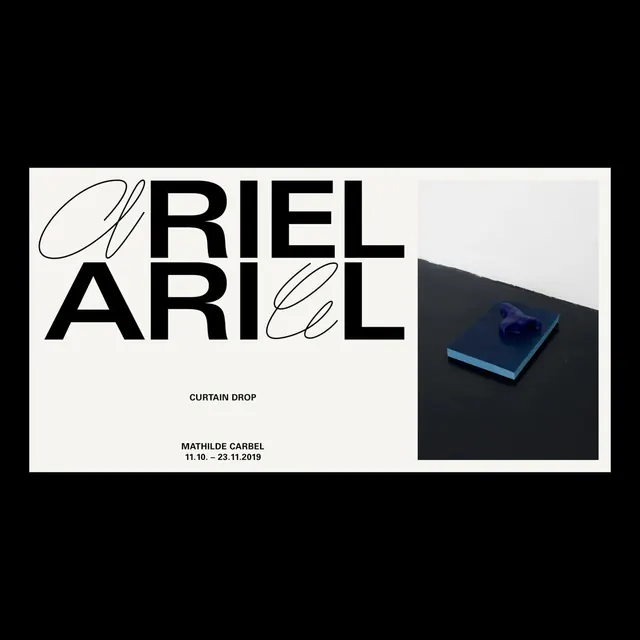 ariel custom drop identity, minimal, swiss, monochrome