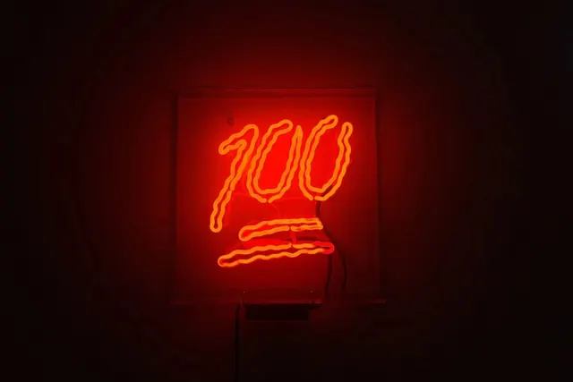 Red Neon Signage