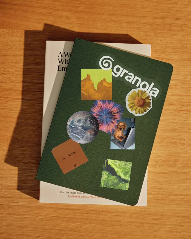 Granola AI notepad brand rebrand case study (slide 7)