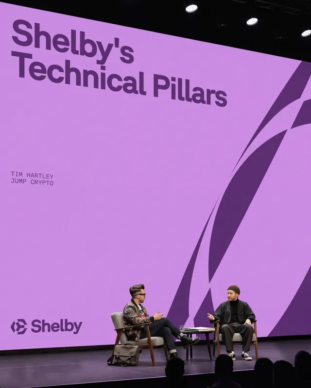 Shelby crypto storage protocol brand identity (slide 2)