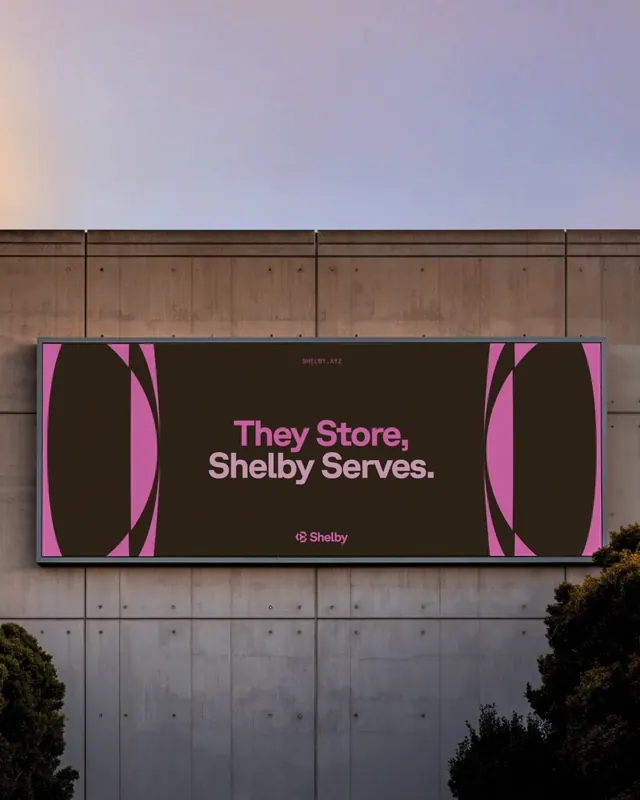 Shelby crypto storage protocol brand identity (slide 4)