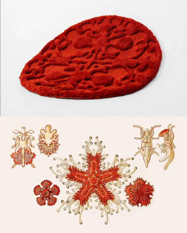 Tufted rug design process and inspiration carousel (slide 4)