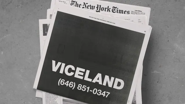 VICELAND Newspaper Mockup, brutalist, monochrome, monochrome