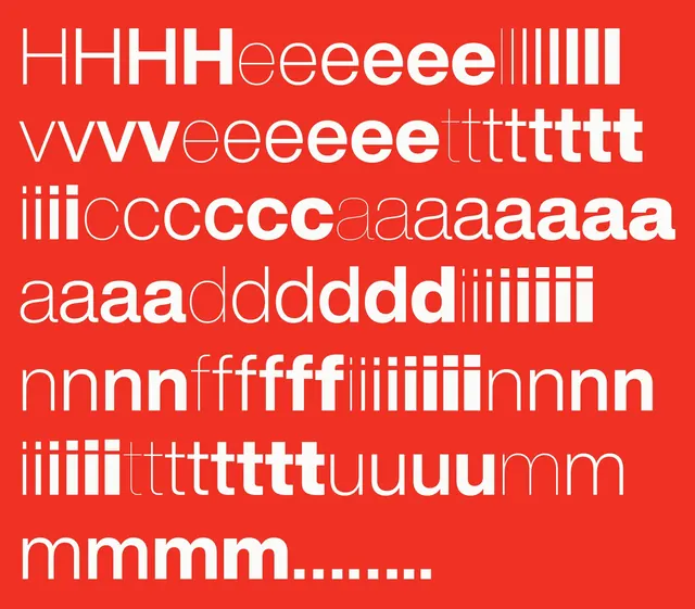 Red Typography Pattern