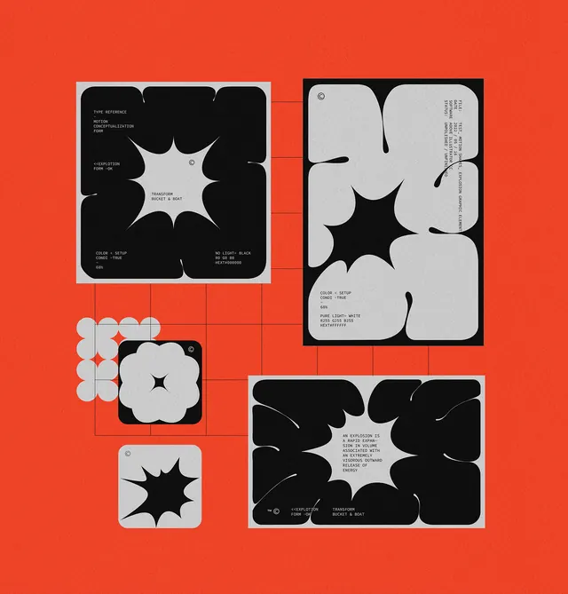Abstract Geometric Identity System, brutalist, neo-brutalist, vibrant