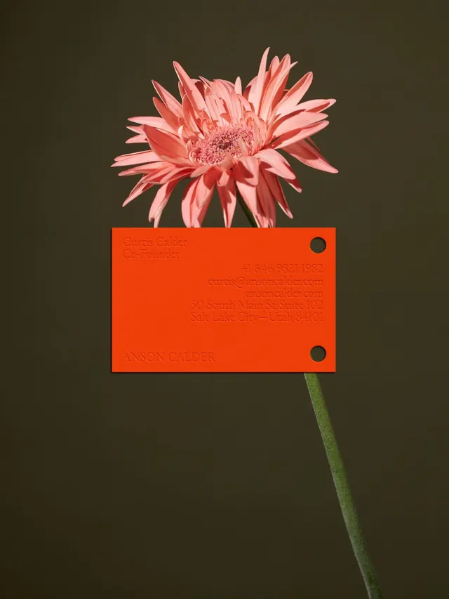 Floral Graphic with Red Rectangle