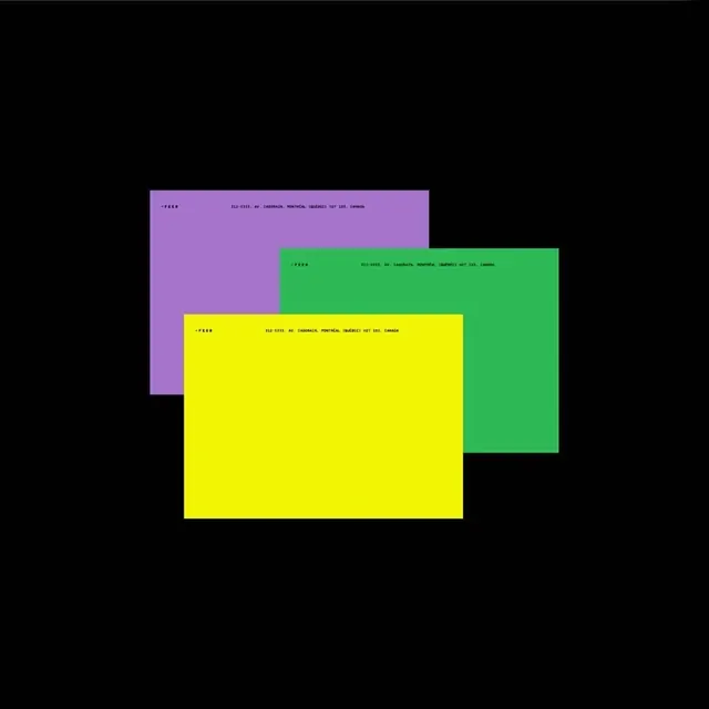 Layered color block composition, abstract, minimalist, vibrant