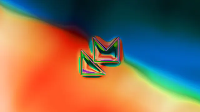 Abstract Gradient Identity, gradient-heavy, maximalist, vibrant