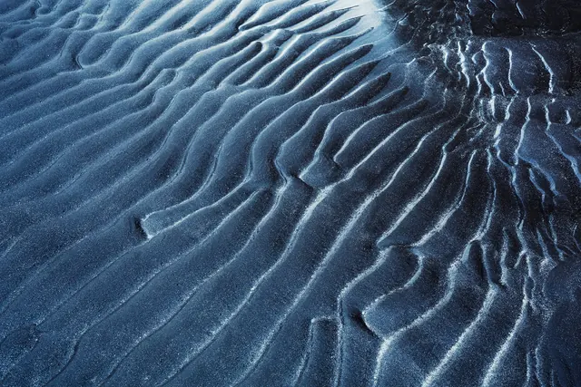 Sand Ripple Texture, organic, monochrome, monochrome