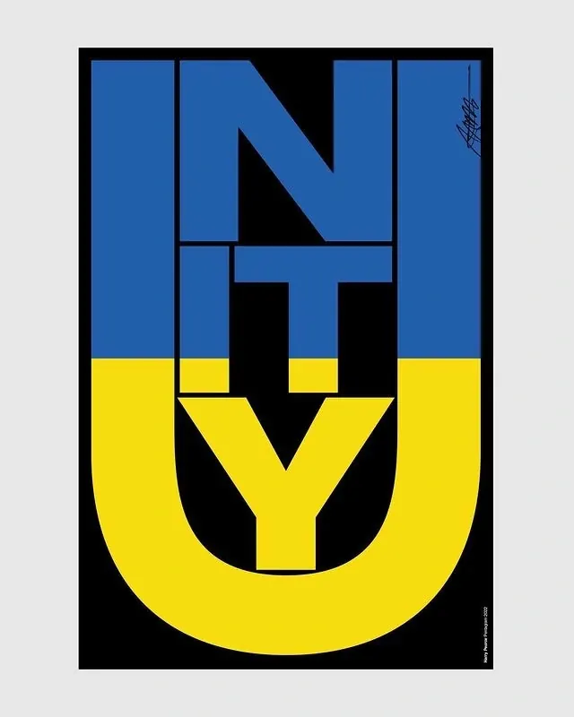 Bold Block Typography Design, brutalist, neo-brutalist, high-contrast