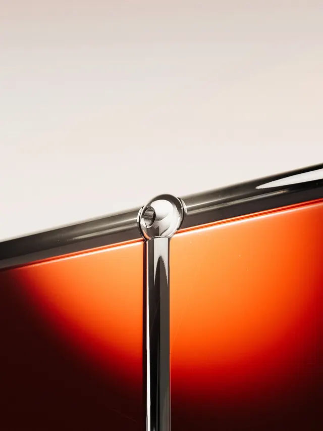 Red Gradient Surface Detail, minimal, luxury, vibrant