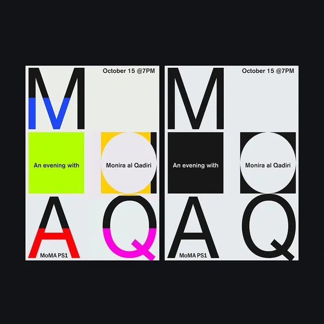 MQA Event Identity, swiss, minimal, high-contrast