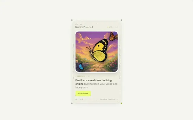 3D Trading Card, minimal, vibrant