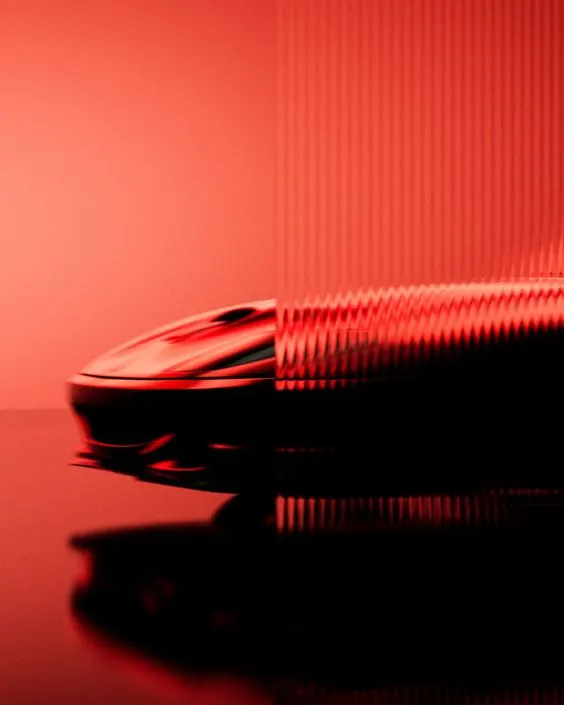Red Abstract Texture Study, minimal, geometric, vibrant