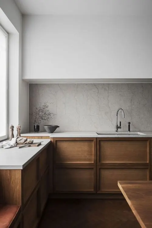 Modern Kitchen Interior, minimal, luxury, light