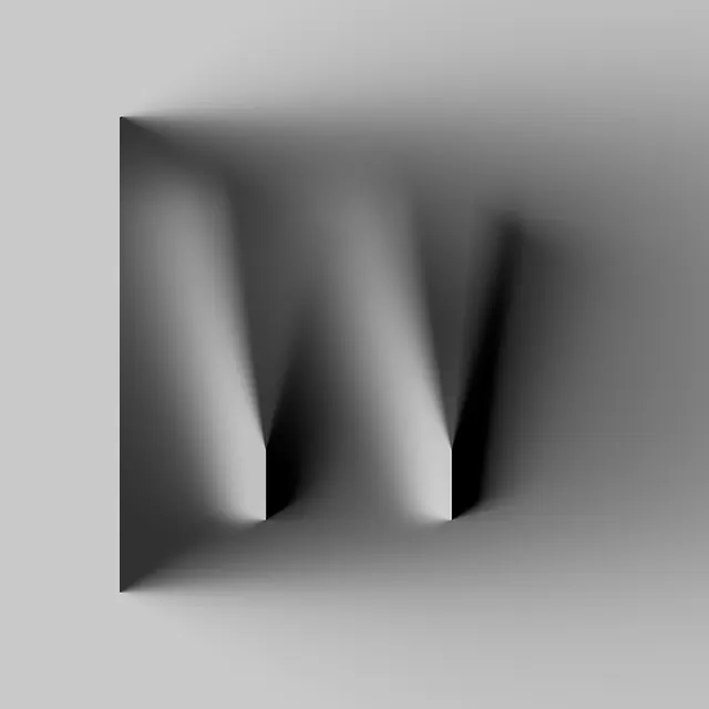 Abstract Shadow Forms, minimal, geometric, monochrome