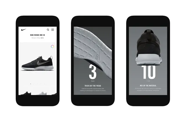 Sneaker Product Showcase, minimal, corporate-clean, light