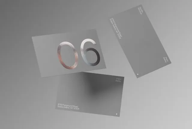 Minimalist Corporate Identity Mockup, minimal, corporate-clean, light