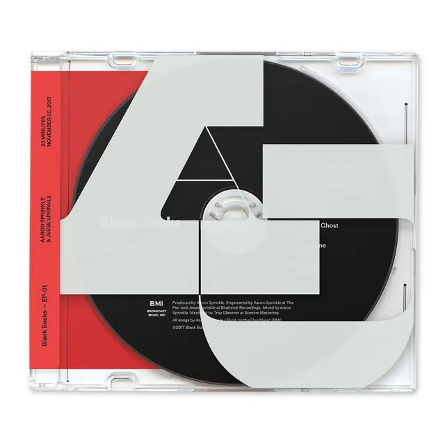 Minimalist CD Case Design, minimal, swiss, vibrant