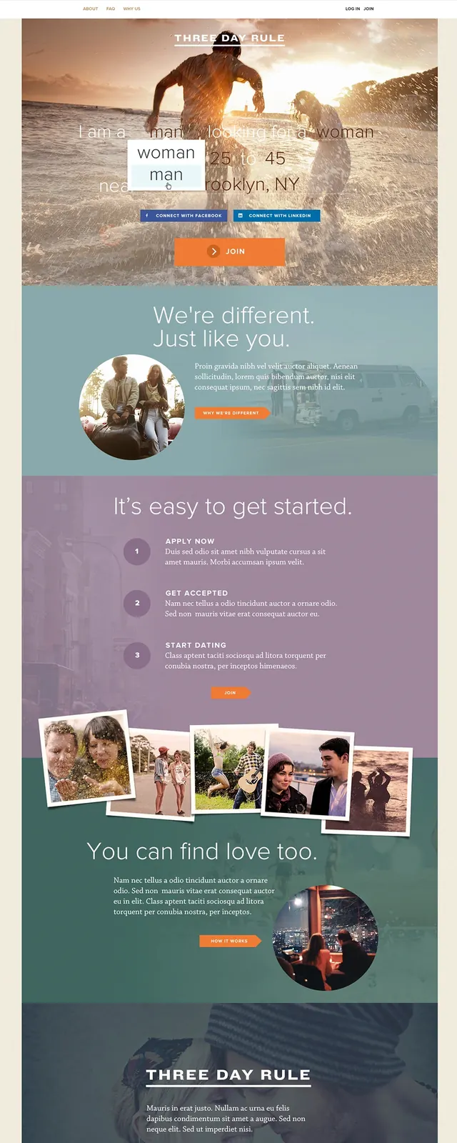 Service Landing Page Layout, corporate-clean, light-mode, light
