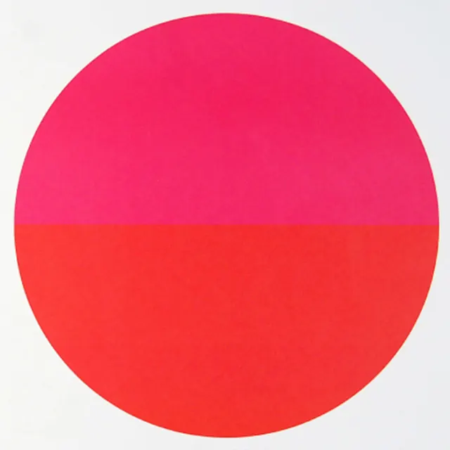 Two-Tone Circular Graphic