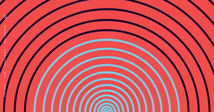 Concentric Arch Pattern, geometric, minimal, vibrant