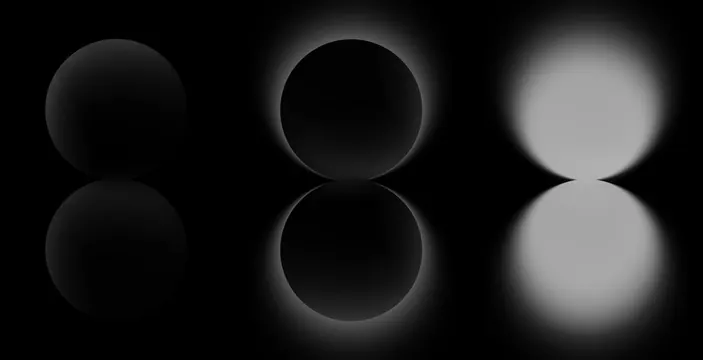 Grayscale sphere pairs light study, minimal, 3d-render, dark