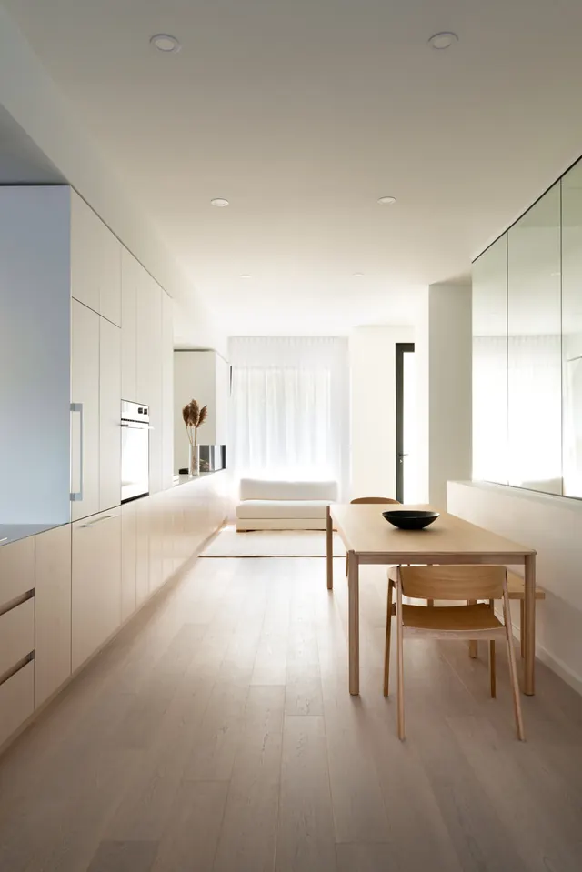 Minimalist Interior Gallery Space, minimal, light-mode, light
