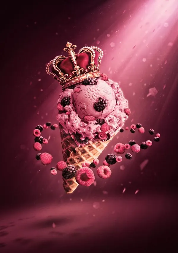 Jeweled Pink Crowned Heart, 3d-render, luxury, vibrant