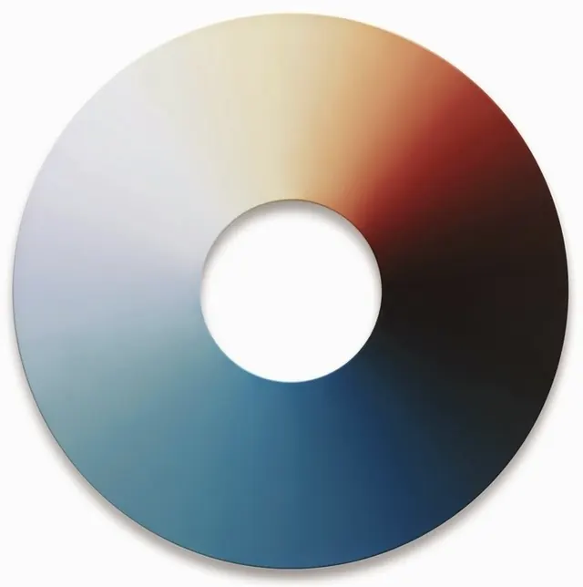 Circular Gradient Graphic, minimal, geometric, vibrant