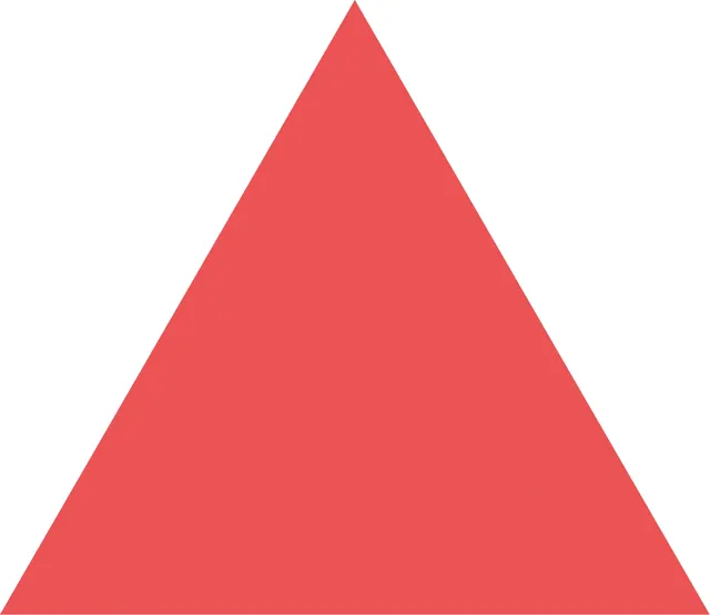 Red Triangle Graphic