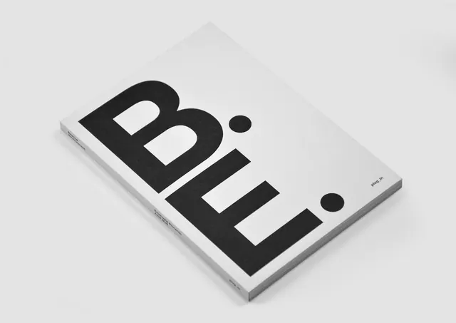 BLU Wordmark Mockup, minimal, swiss, monochrome