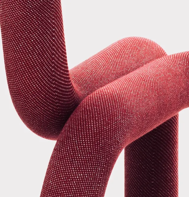 Abstract Textured Ribbon, 3d-render, geometric, vibrant