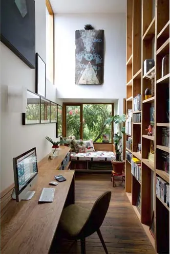 Modern Industrial Loft Office, minimal, light-mode, light