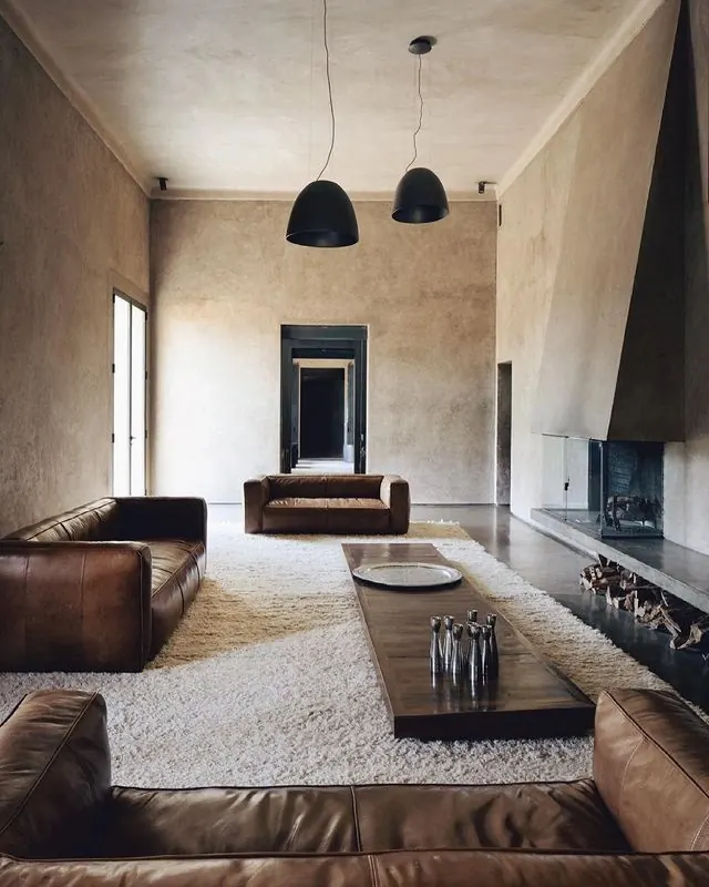 Modern Industrial Interior, minimal, organic, earthy
