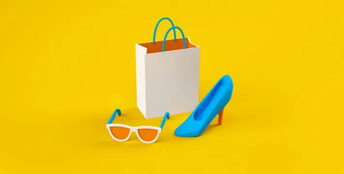 Summer Vacation 3D Composition