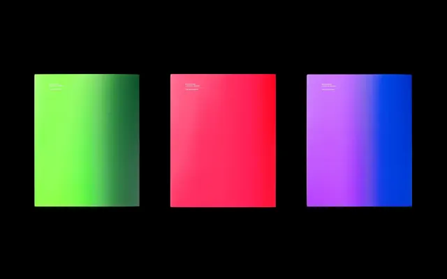 Gradient Color Blocks, gradient-heavy, minimal, vibrant