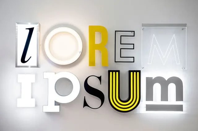 Lorem Ipsum Typography Study