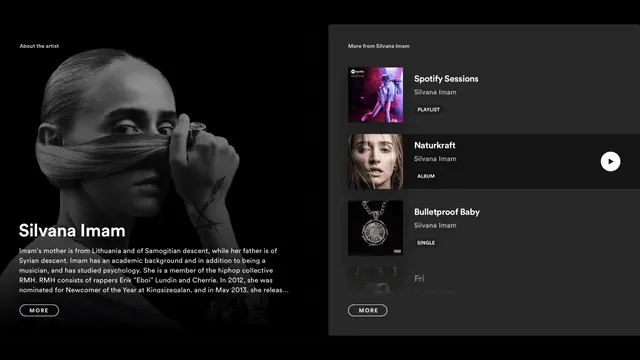 Dark Mode Music Player Interface, dark-mode, minimal, dark