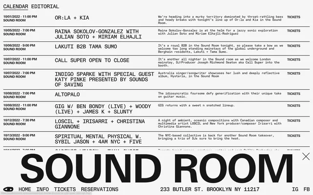 Sound Design Typography Specimen