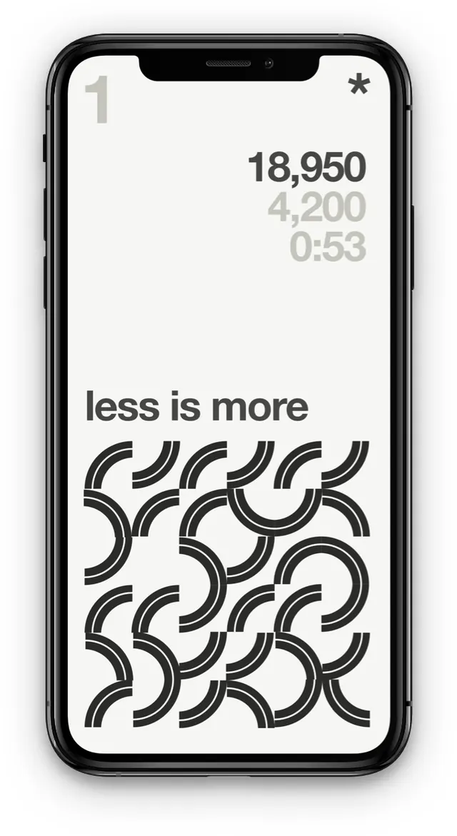 Minimalist Pattern UI Design, minimal, monochrome, monochrome