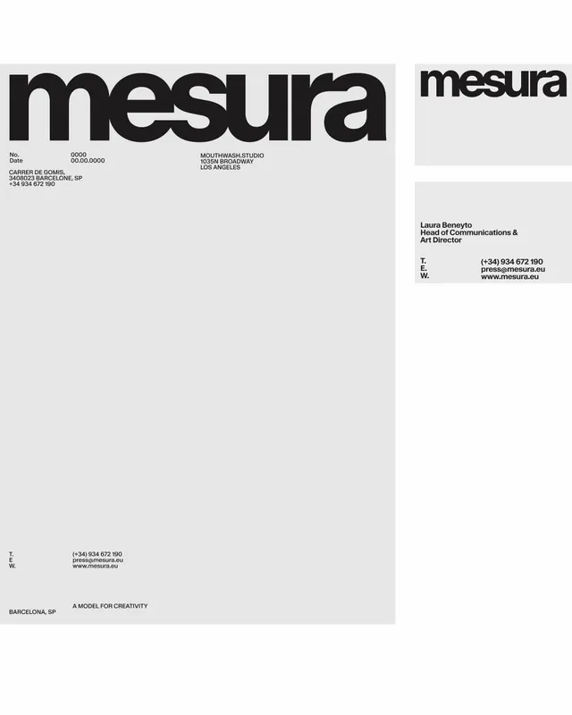 Mesura Typography Layout