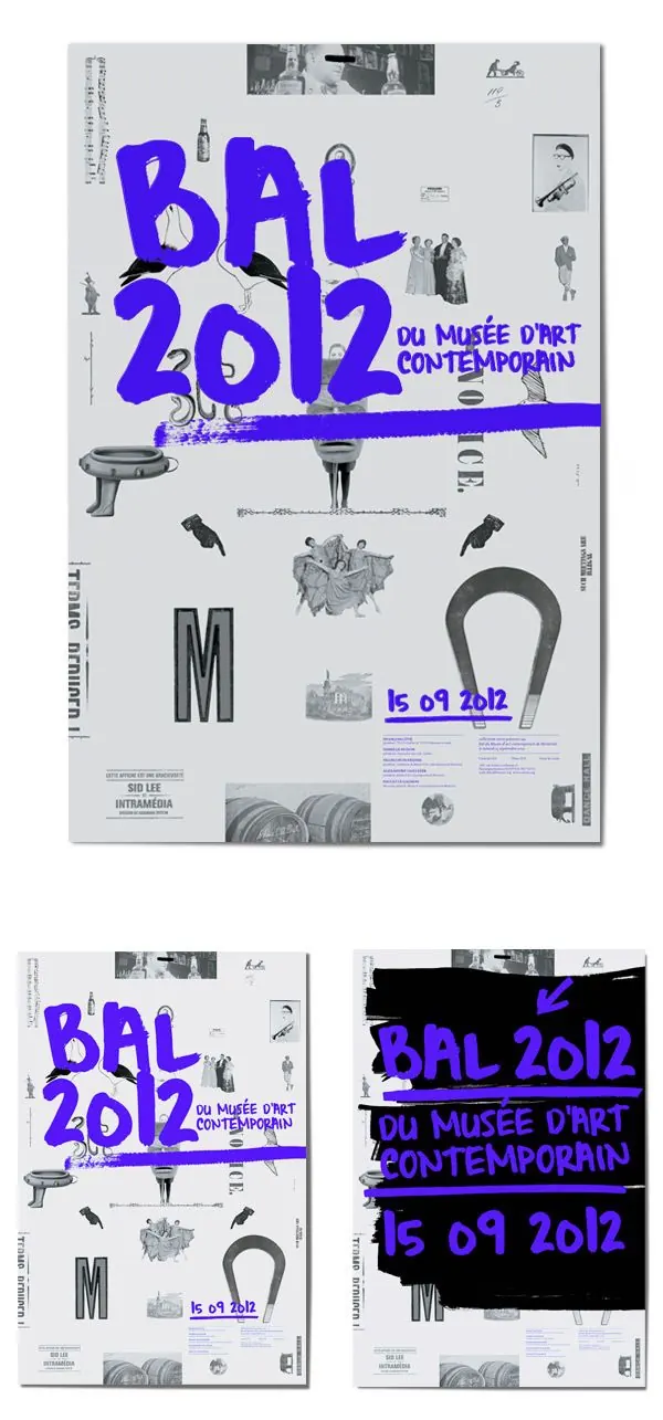 BAL 2012 Event Identity, brutalist, maximalist, high-contrast