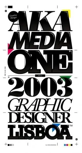 AKA MEDIA ONE Identity Specimen